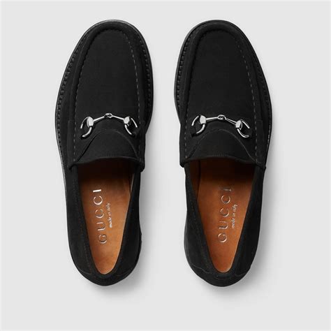 black suede gucci loafers|Gucci Loafers for Men .